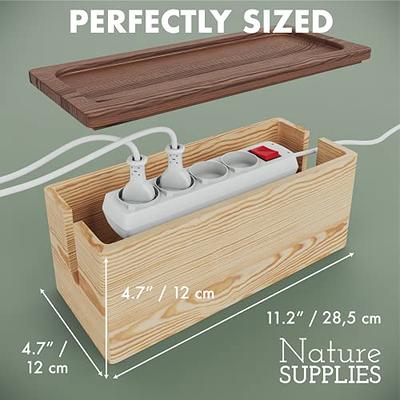 KALWEL,Router Storage Box,Power Strip Cord Organizer,Wire Hider