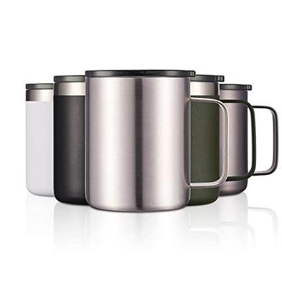 12oz Stainless Steel Insulated Coffee Mug with Handle - Tumblers