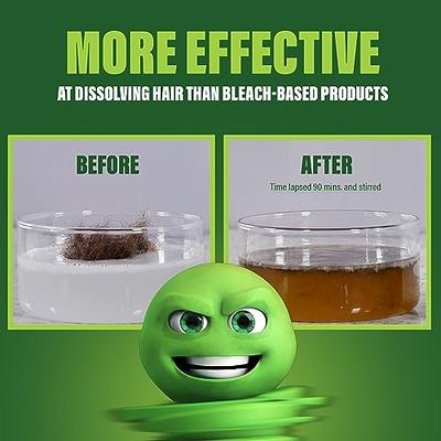 Green Gobbler Industrial Strength Grease and Hair Drain Clog Remover |  Drain Cleaner Gel | Safe for Pipes, Toilets, Sinks, Tubs, Drains & Septic