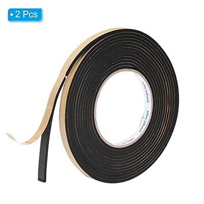 10FT Self Adhesive Foam Strip Black Single Sided Weather Stripping Foam  Seal Tape for Window Door Insulation