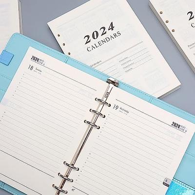 80 Sheets/160 Pages A6 Planner Refill, Square Grid Loose Leaf Paper, Planner  Inserts