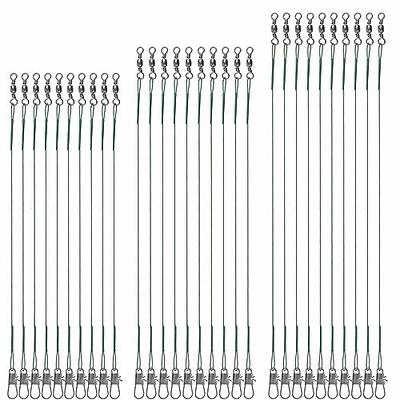  AIRKOUL 20PCS Fishing Leader Stainless Steel Fishing