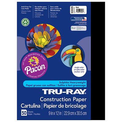 Colorations Black 9  x 12 Heavyweight Construction Paper Pack - 50 Sheets  - Yahoo Shopping