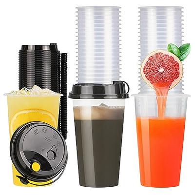 Ninja Single Serve Cups with Lids, Clear, 16-Ounce