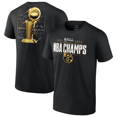 Men's Fanatics Branded Black Denver Nuggets 2023 NBA Finals Champions  Triple Threat Roster Signature T-Shirt - Yahoo Shopping