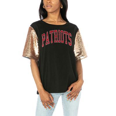 New Orleans Saints Fanatics Branded Women's Sunday Best Lace-Up T-Shirt -  White