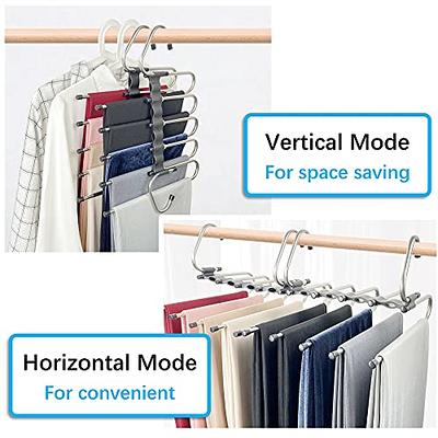 Magic Hangers Space Saving Hangers Closet Space Saver Hanger Organizer  Multi Hangers Sturdy Plastic For Heavy Clothes Storage - Temu