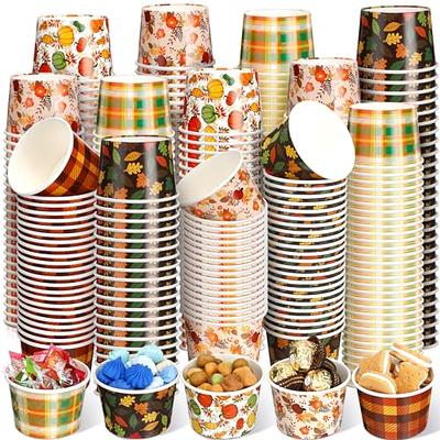 150 Pieces Football Paper Ice Cream Cups Game Day Party Supplies Disposable Ice  Cream Bowls Paper