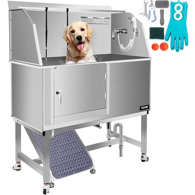 VEVOR Pet Dog Grooming Bath Tub Dog Wash Tub Stainless Steel Shower Salon -  Yahoo Shopping