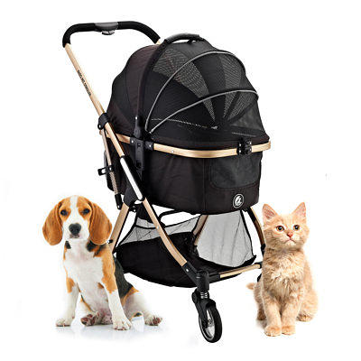 Joovy Pootler 2-in-1 Pet Stroller and Carrier - Black