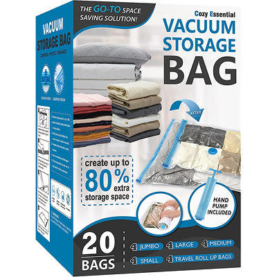 VARIETY PACK Lyfe Seal vacuum storage bags for travel