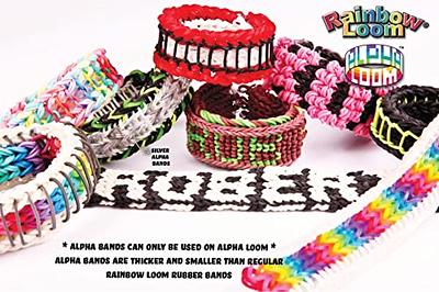 Rainbow Loom® Alpha Bands For ALPHA LOOM: Silver Rubber Bands with 24 C- Clips - Yahoo Shopping