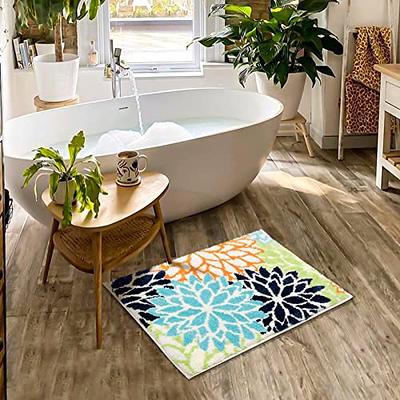 Nymphia Bathroom Rugs 18x24 Small Cute Bath Mat Non Slip Absorbent