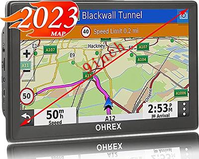 2023 GPS Map Navigation Support D100 Car GPS Navigation Coverage  Europe/Russia/Spain/France/North America/South America/Australi