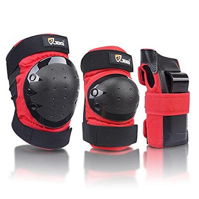 JBM Adult & Kids Knee Pads Elbow Pads Wrist Guards 3 in 1 Protective Gear  Set for Skateboarding, Skating, Inline Skating, Roller Skating, Scooter