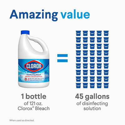 Clorox 81 oz. Concentrated Regular Disinfecting Liquid Bleach Cleaner  (6-Pack) C-311934849-6 - The Home Depot