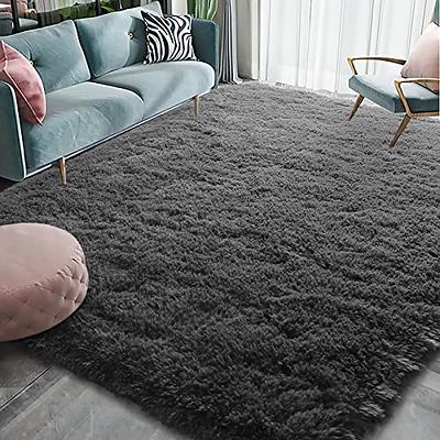  Nailttos Moroccan Washable Rug, 2x3 Grey Rug Non-Slip