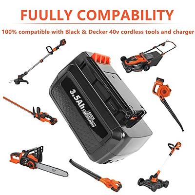 Replacement for Black & Decker 40V LBX2040 LBXR36 Power Tool Battery Li-ion  2pk 