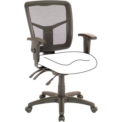 Lorell Ergo Lumbar Back Support Mesh Black - Office Depot