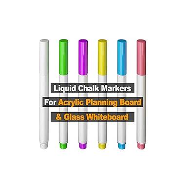 Wet Erase Markers, Lazgol Bulk Pack of 16 (12 Vibrant Colors) Fine Tip  Overhead Transparency Smudge Free Markers for Dry Erase Whiteboard