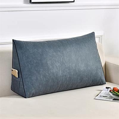 sutailocus Reading Pillow Reading Pillows for Sitting in Bed Adult Backrest  Pillow Contains Neck Roll for Bed, Sofa, Carpet Cushion to Provide Back  Support (Grey, Large) - Yahoo Shopping