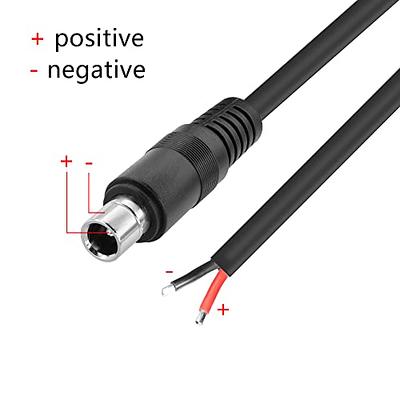 2pcs DC Power Cable 12V 7.9 x 5.5mm 8mm Male Plug Connector Cable