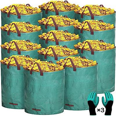 Leaf Bag For Collecting Leaves Reusable Garden Yard Waterproof 2 In 1 Waste Bags  Leaf Tarp Trash Canvas Heavy Duty Storage Bag