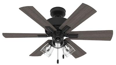 Fortolke Logisk overvældende Hunter Pickens 44-in Matte Black LED Indoor Ceiling Fan with Light  (6-Blade) | 51727 - Yahoo Shopping