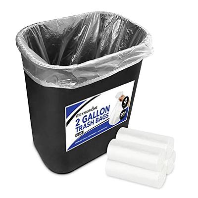 1 Gallon 220 Counts Mini Strong Drawstring Trash Bags Garbage Bags by  Teivio, fit 3-4 Liter Small Trash Can,Tiny Waste Basket Liners for Home  Office Bathroom Bedroom Car, White - Yahoo Shopping