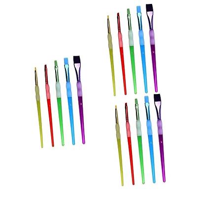 YGAOHF 6PCS Kids Paint Brushes Set - Assorted Colorful Small Paint