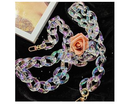 A Piece Of Acrylic High Quality Purse Chain, Metal Shoulder Handbag Strap, Replacement  Handle Crossbody Bag Chain L1332 - Yahoo Shopping