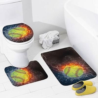 Anti Fatigue and Absorbent Bathroom Toilet Mat