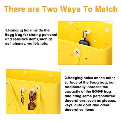 Mity rain 2pcs Key Holder for Bogg Bag, Accessories for Bogg Bags