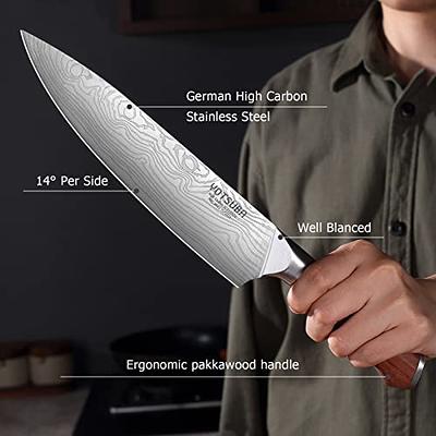 Granitestone Nutriblade 6-Piece Steak Knives with Comfortable Handles,  Stainless Steel Serrated Blades ・Dishwasher-safe and