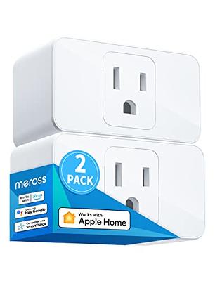 meross Smart Plug Mini, 15A & Reliable Wi-Fi, Support Apple HomeKit, Siri,  Alexa, Echo, Google Assistant and Nest Hub, App Control, Timer, No Hub  Needed, 2.4G WiFi Only, 2 pack - Yahoo