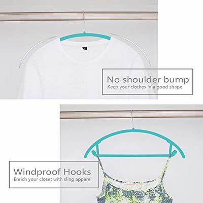 Velvet Clothes Hangers,50-Pack No Shoulder Bumps Suit Hangers