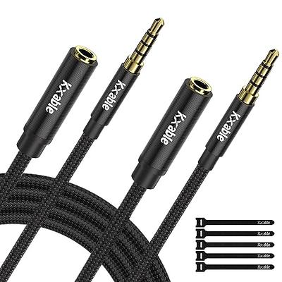 Syncwire Aux Cable, 3.5mm Audio Auxiliary Cord for  Phone,Headphones,Car,Home Stereos - 3 Feet - Black