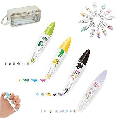 Kawaii Press Type Decorative Tape Pen - Japanese Kawaii Pen Shop - Cutsy  World