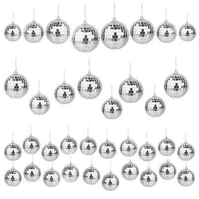 200 Pcs Disco Balls Ornament Mini Disco Balls Small Mirror Silver Hanging  Decorations Reflective Disco Ball for 70s Disco Themed Party Christmas Tree  Birthday Wedding (12, 6, 4, 3, 2, 1 Inch) - Yahoo Shopping