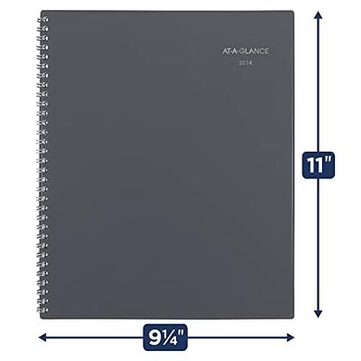 POPRUN 2024 Planner Daily Weekly and Monthly 8.5'' x 6.25'' - Vertical Agenda  2024 with Hourly Schedule, Tabs & Calendars, Monthly Planner Spiral Bound  Hardcover - Violet - Yahoo Shopping