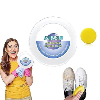 White Shoe Cleaning Cream, Jue Fish Cleaning Cream, Shoes Multifunctional  Cleaning Cream，White Shoe Cleaning Cream with Sponge (3pcs) - Yahoo Shopping