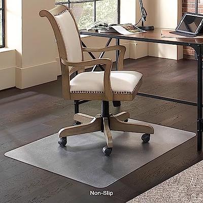 AiBOB Office Chair Mat for Hardwood Floor, 36 X 48 inches, Hard Floor Chair  Mats Under Computer Desk, Easy Glide for Rolling Chairs, No Curling