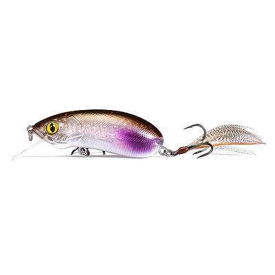 Dr.Fish Minnow Jerkbait Deep Diving Trolling Lures Saltwater Fishing Lures  13-20ft, 7.5 Inches VMC Treble Hooks Fishing Hard Lures Pencil Bait Surf