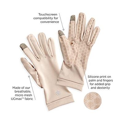 Coolibar UPF 50+ Men's Women's Gannett UV Gloves - Sun Protective (Medium-  Navy) - Yahoo Shopping