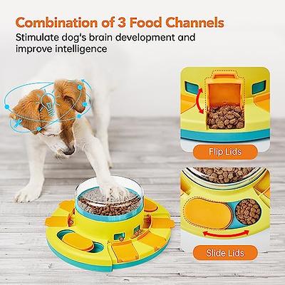 2 Levels Dog Puzzle Toys, Slow Feeder Dog Bowls for Small/Medium/Large  Dogs, Interactive Dog Toys for Boredom, IQ Training & Mental Stimulation  for