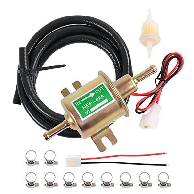 Universal Electric Fuel Pump Kit 12v 3-6 PSI Low Pressure with