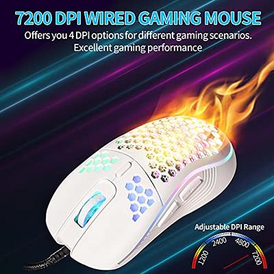 Buy Mouse, RGB Backlight High Accuracy Ergonomic Structure 8