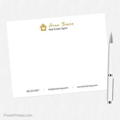 Personalized Real Estate Business Stationery, Notecards For Business,  Stationery Card Set - Yahoo Shopping