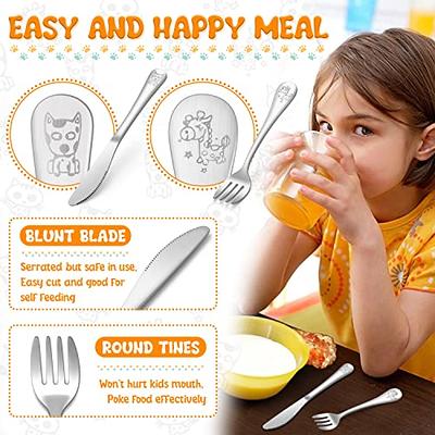 9 Piece Stainless Steel Kids Cutlery, Child and Toddler Safe