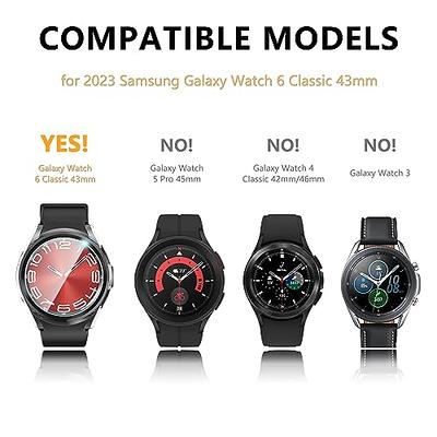 4-Pack] Galaxy Watch 6 Screen Protector Case with Tempered Glass, ZEBRE  Hard PC Case Screen Protector Protective Cover Bumper Accessories for Women  Men, Compitible with Sammung Galaxy Watch6 40mm - Yahoo Shopping